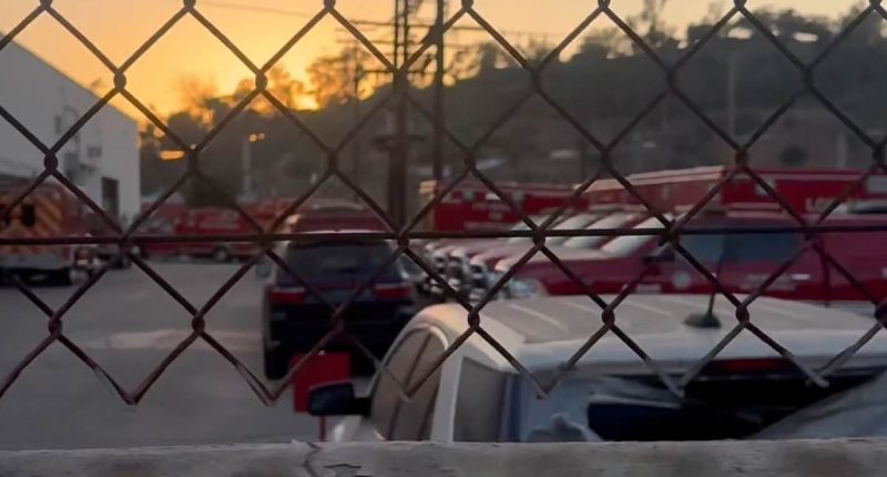 Dozens of fire trucks waiting for repair while fires ravage LA