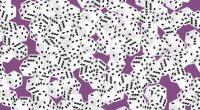 Illustration of many dice, a brainteaser to find the one with seven spots.