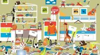 See how long it takes you to spot the radio among the clutter in this image