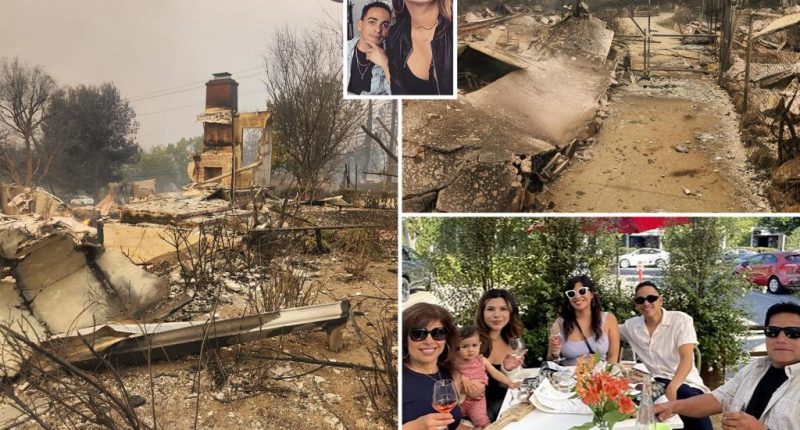 Four generations of the same family lost their homes in Los Angeles wildfires