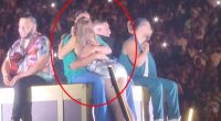 Miriam Cruz was caught snogging singer Romeo Santos on stage in the Dominican Republic