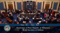 Hegseth confirmed as Trump's defense secretary in tie-breaking vote despite turmoil over his conduct