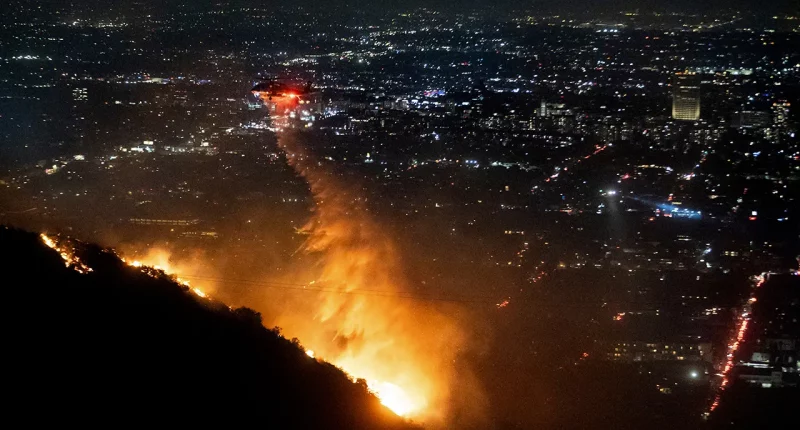 Hollywood Hills fire forces more evacuations, with 27K acres scorched across Los Angeles County