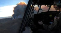 Hughes Fire: California Air National Guard releases video showing cockpit view of plane fighting the blaze