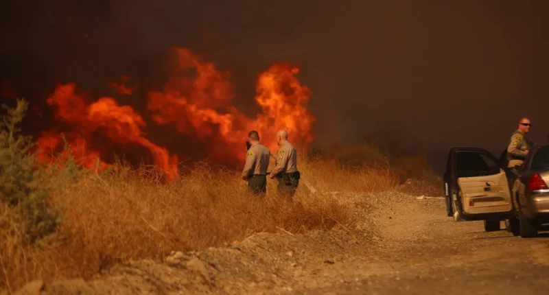 Hughes Fire forces partial evacuation of 5,000+ person Los Angeles jail
