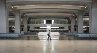 The high speed railway station in Xiong’an is squeaky clean - and often deserted