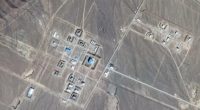 Satellite image of Iranian nuclear warhead sites.