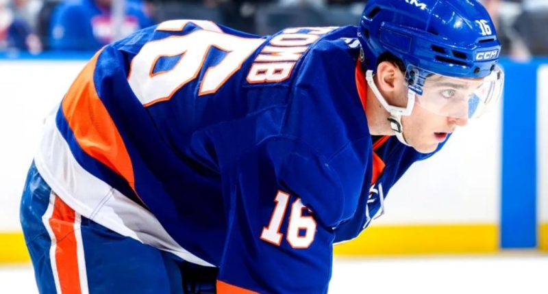 Islanders' Marc Gatcomb makes NHL debut in place of ailing Jean-Gabriel Pageau