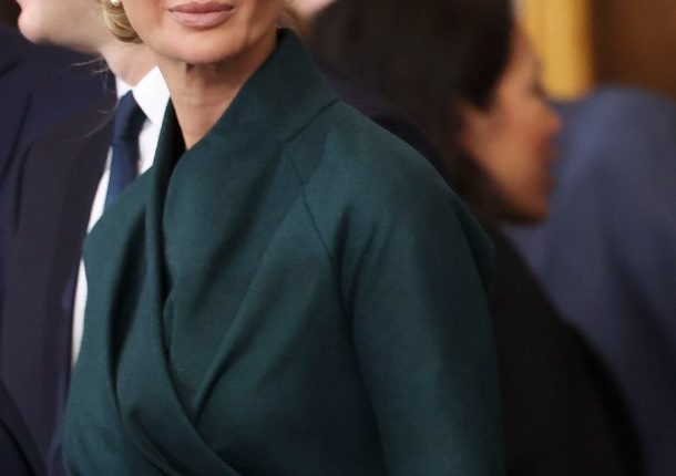 Ivanka Trump at the presidential inauguration.
