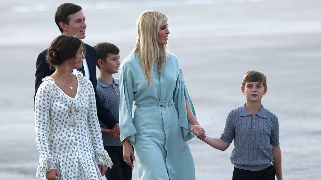 Jared, Ivanka, and Eric catch a flight on Trump plane for DC