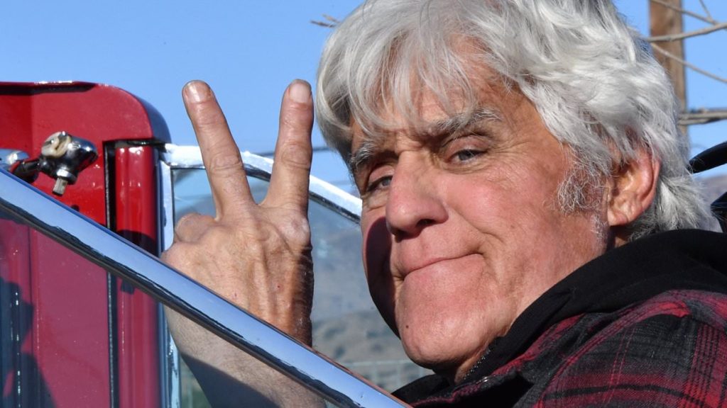 Jay Leno gives update on bruises as he feeds first responders in LA