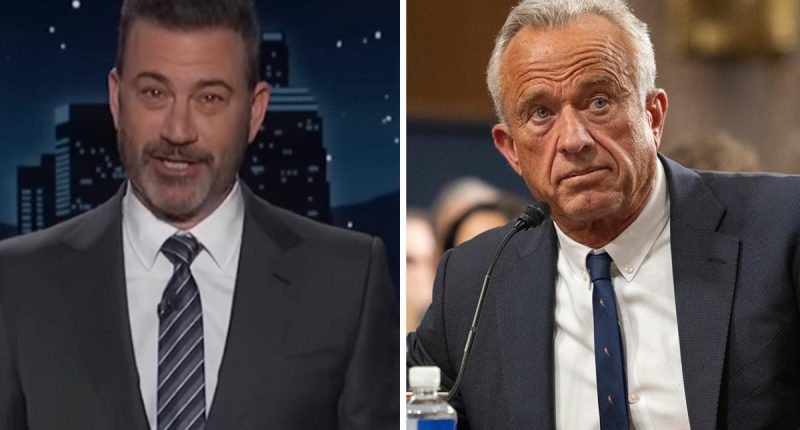 Jimmy Kimmel Jokes RFK Jr. “Lost The Job At Jamba Juice” For Making “Stewart Little Smoothies” After His Cousin Claims He’d Blend Baby Chicks