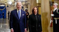 President Biden and Vice President Harris at the U.S. Capitol.
