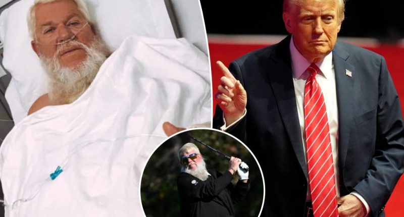 John Daly sends message to Donald Trump after 'emergency' surgery