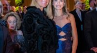 Kai Trump and her mother at a formal event.