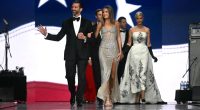 Donald Trump Jr. and his daughter Kai Madison Trump at the Liberty inaugural ball.