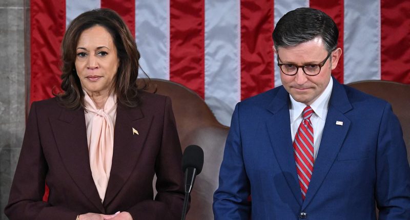 Kamala Harris certifies her own election defeat to Donald Trump
