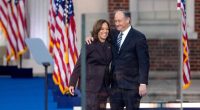 Vice President Kamala Harris and Doug Emhoff after conceding the 2024 election.