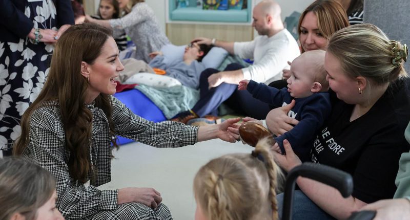 Kate Middleton visits a children's hospice in South Wales