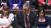 Keir Starmer speaking at Prime Minister's Questions.