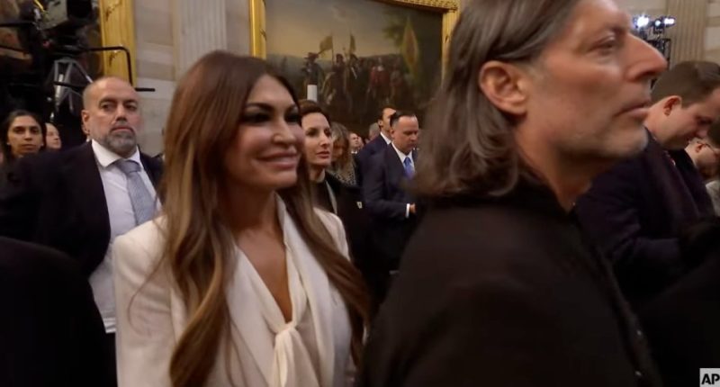 Kimberly Guilfoyle at Donald Trump's inauguration.