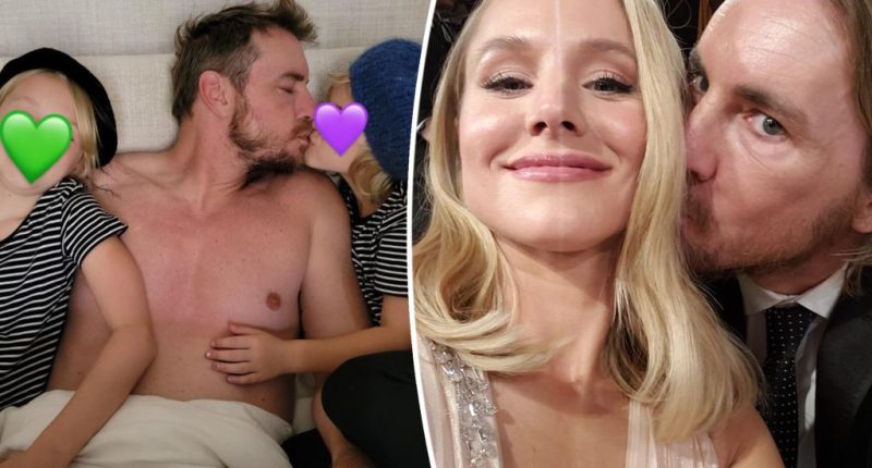 Kristen Bell gives rare look at her and Dax Shepard's daughters