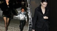 Kylie and Kendall Jenner rock all-black looks during girls' night out in Aspen