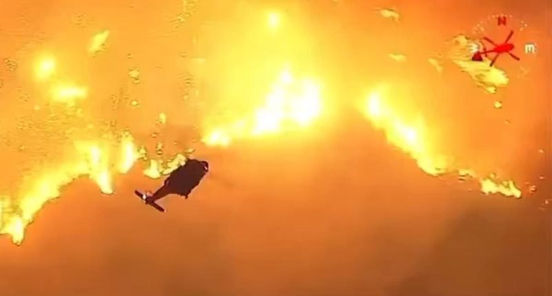 LA's iconic Hollywood Boulevard is evacuated as new fire erupts