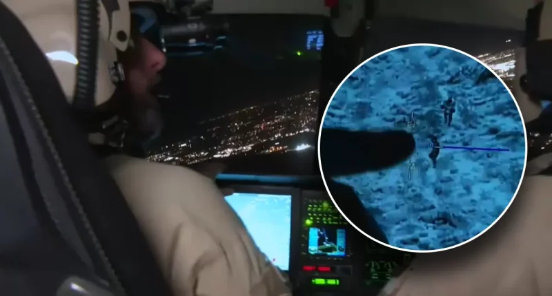 Late-night CBP helicopter ride-along shows advanced tech used to apprehend migrants