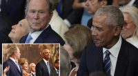 Lip reader reveals what Obama said to Bush at Trump's inauguration