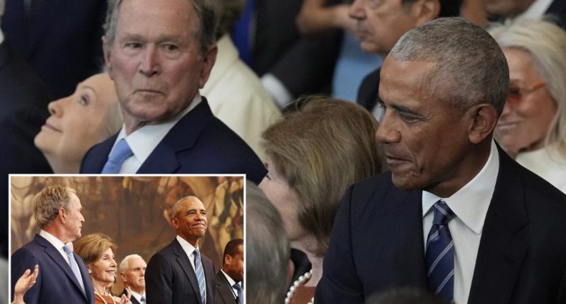 Lip reader reveals what Obama said to Bush at Trump's inauguration