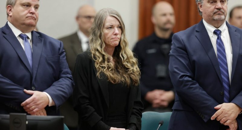 Lori Vallow Daybell listens to the jury verdict in her murder trial.