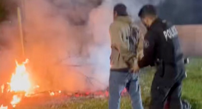 Los Angeles wildfires: California firebug arrest caught on video as police warn of arsonists