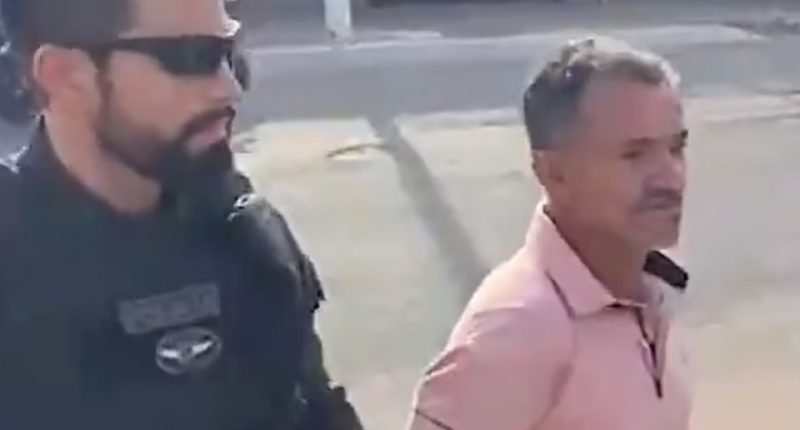 Francisco Pereira was taken into custody on Wednesday morning in Parnaiba