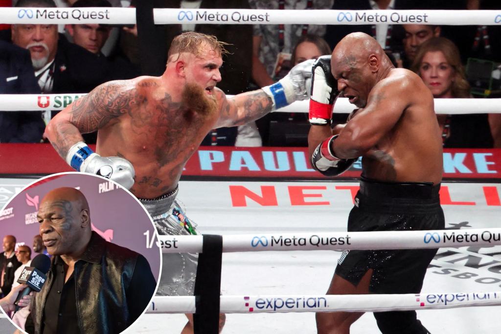 Mike Tyson says he hasn’t ‘100 percent recovered’ since Jake Paul fight