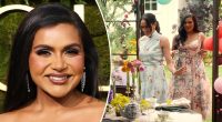 Mindy Kaling talks filming Meghan Markle's Netflix cooking show on Golden Globes 2025 red carpet