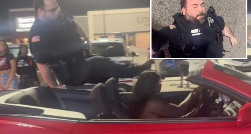 Mob mocks, posts TikTok video of injured cop flung from fleeing woman's car
