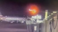 Moment air traffic controller gasps as plane collides with helicopter