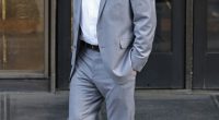 Brandt Osborn is pictured for the first time at court since being charged as his trial begins with David Pearce