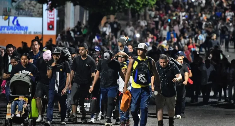 New migrant caravan making its way to border despite Trump taking office