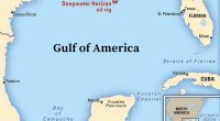 Map of the Gulf of Mexico showing the location of the Deepwater Horizon oil rig.