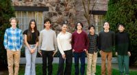 Octomom's children posing for a photo.