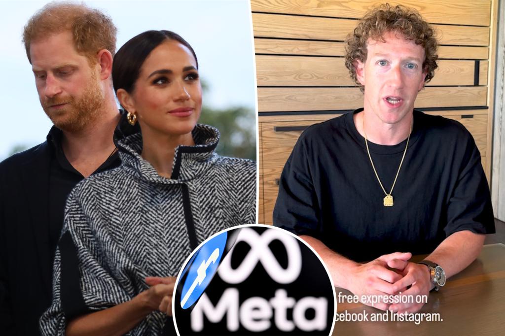 Prince Harry, Meghan Markle slam Mark Zuckerberg over 'harmful' Meta change: 'Allowing more abuse'