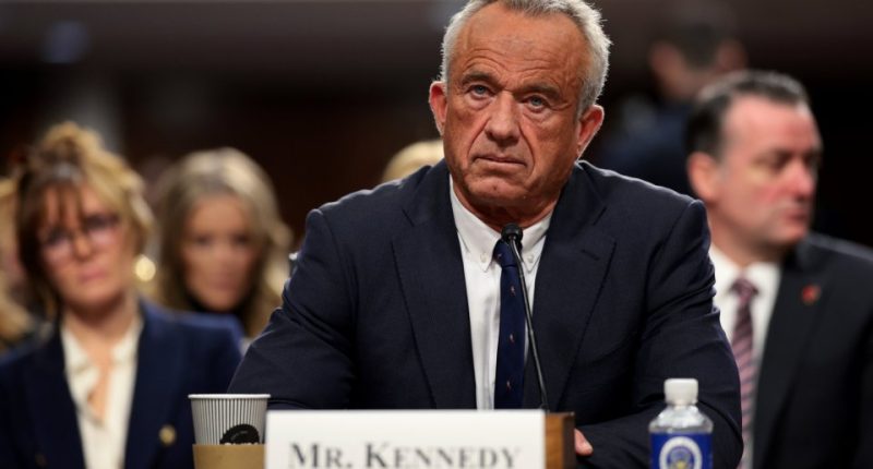 Robert F. Kennedy Jr. at his Senate confirmation hearing.