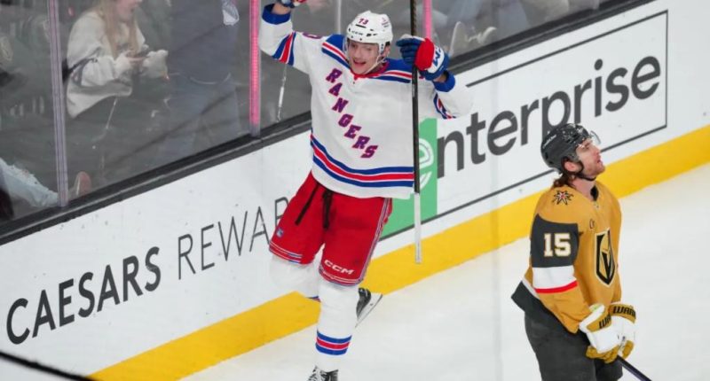 Rangers score hard-fought victory over elite Golden Knights