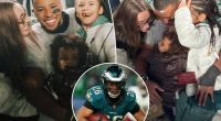 Saquon Barkley's girlfriend Anna Congdon reveals Eagles celebrations in new pics