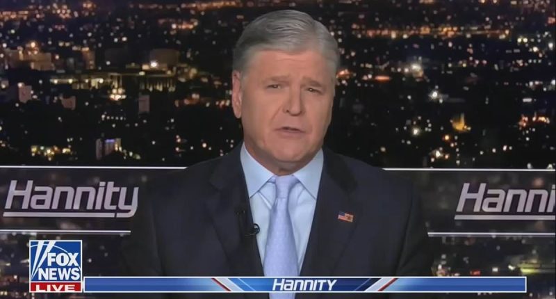 Sean Hannity reveals off the record texts about crash from congressman