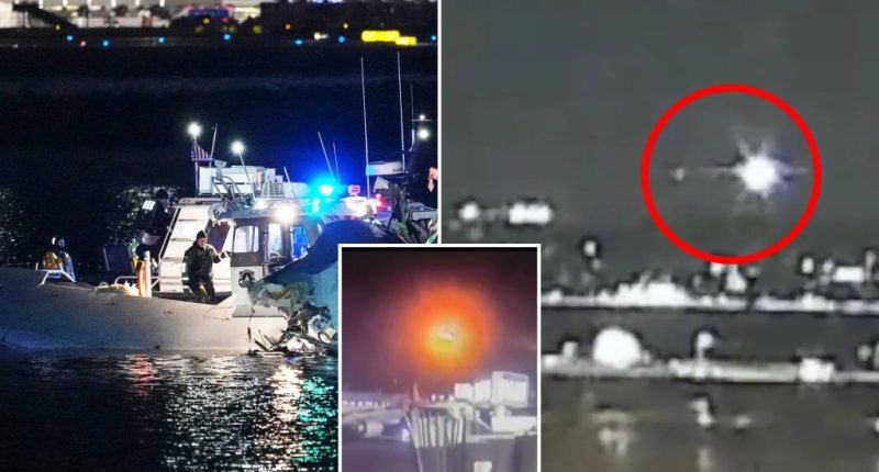 Search and rescue underway after American Airlines flight collides with military helicopter in DC
