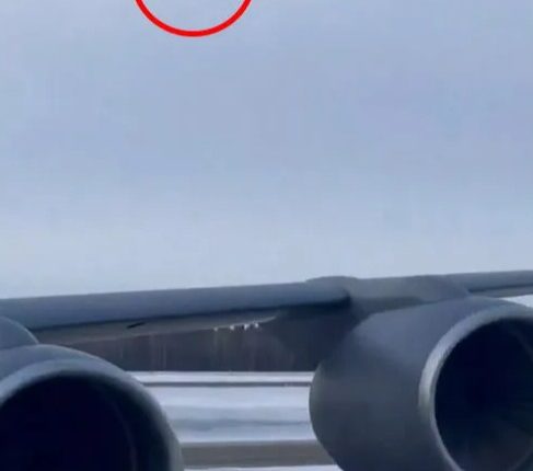 F-35 fighter jet spiraling out of control.