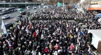 South Korea president DODGES arrest after burly bodyguards form 200-strong human shield to block cops raiding compound